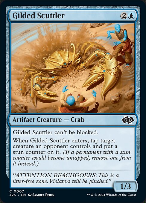 Foundations Jumpstart - 7 - Gilded Scuttler - Common - U - Non-foil