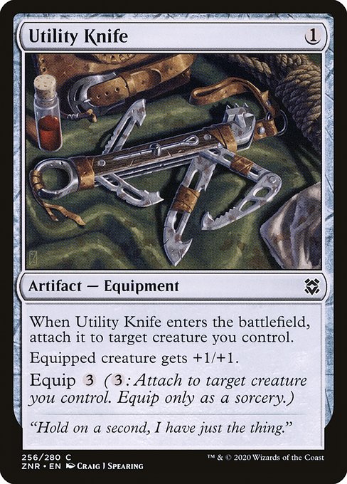 Zendikar Rising - 256 - Utility Knife - Common - C - Non-foil