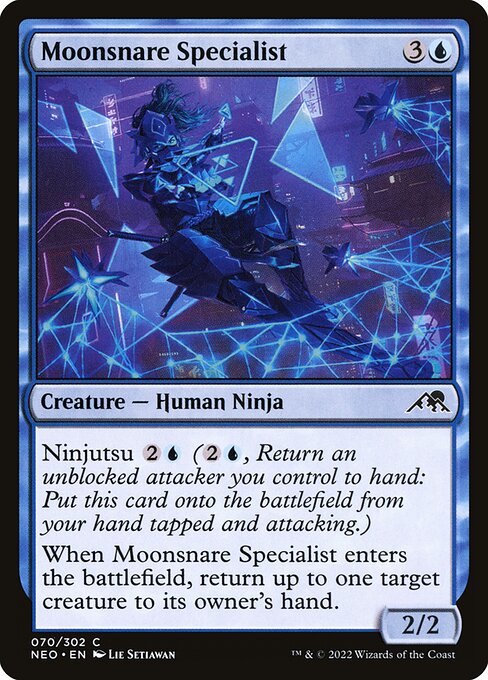 Kamigawa: Neon Dynasty - 70 - Moonsnare Specialist - Common - U - Non-foil