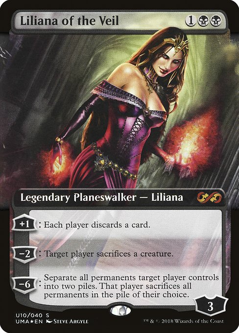 Ultimate Box Topper - U10 - Liliana of the Veil - Mythic - B - Foil - Promo