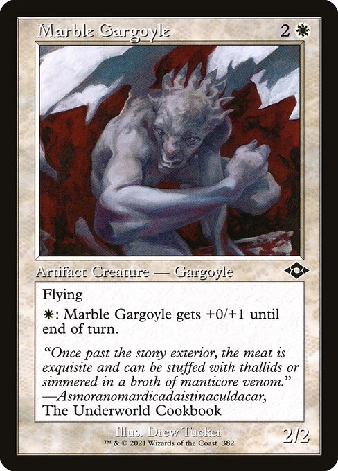 Modern Horizons 2 - 382 - Marble Gargoyle - Common - W - Non-foil