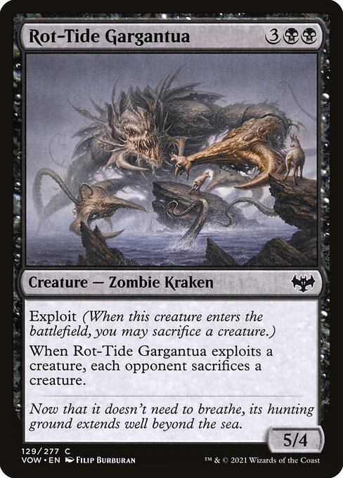 Innistrad: Crimson Vow - 129 - Rot-Tide Gargantua - Common - B - Non-foil