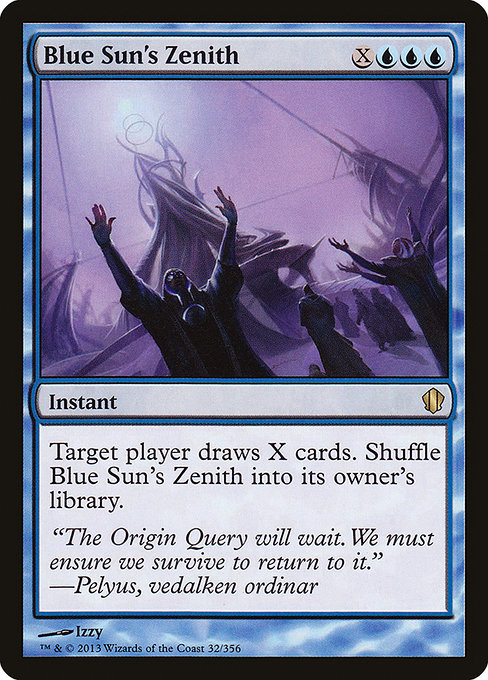Commander 2013 - 32 - Blue Sun's Zenith - Rare - U - Non-foil