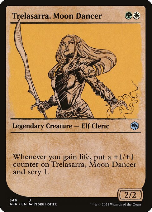 Adventures in the Forgotten Realms - 346 - Trelasarra, Moon Dancer - Uncommon - WG - Non-foil