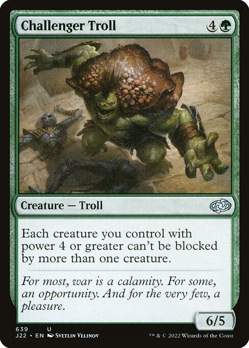 Jumpstart 2022 - 639 - Challenger Troll - Uncommon - G - Non-foil