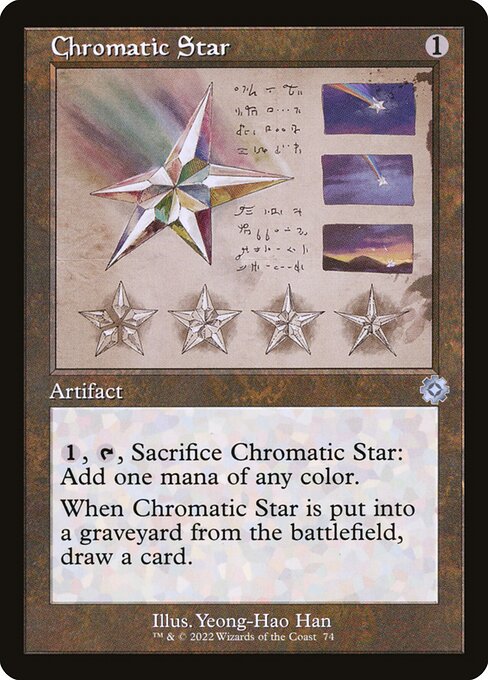 The Brothers' War Retro Artifacts - 74 - Chromatic Star - Uncommon - C - Foil
