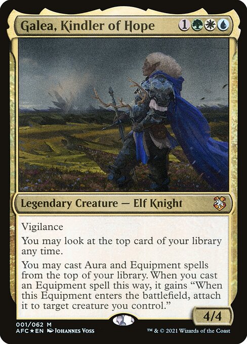 Forgotten Realms Commander - 1 - Galea, Kindler of Hope - Mythic - Multi - Foil