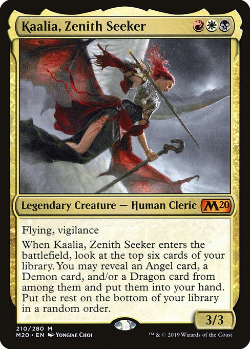 Core Set 2020 - 210 - Kaalia, Zenith Seeker - Mythic - Multi - Non-foil