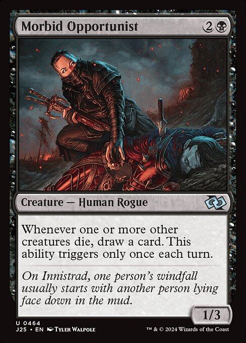 Foundations Jumpstart - 464 - Morbid Opportunist - Uncommon - B - Non-foil