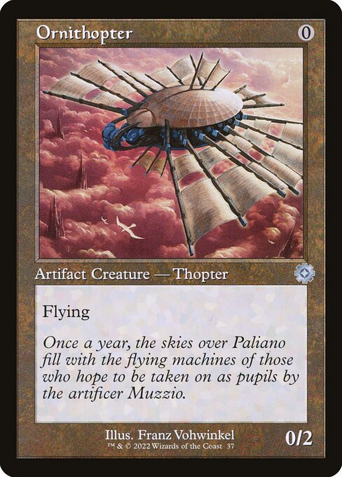 The Brothers' War Retro Artifacts - 37 - Ornithopter - Uncommon - C - Foil