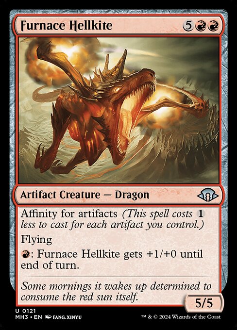 Modern Horizons 3 - 121 - Furnace Hellkite - Uncommon - R - Non-foil
