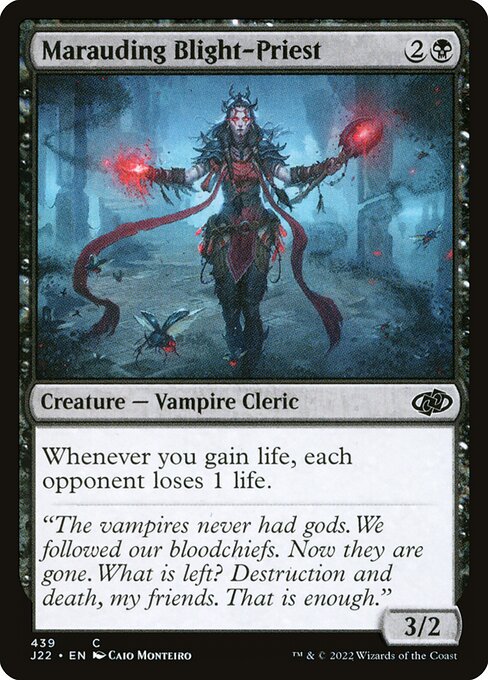 Jumpstart 2022 - 439 - Marauding Blight-Priest - Common - B - Non-foil