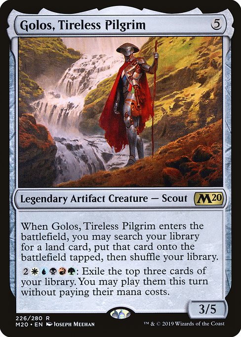Core Set 2020 - 226 - Golos, Tireless Pilgrim - Rare - C - Non-foil
