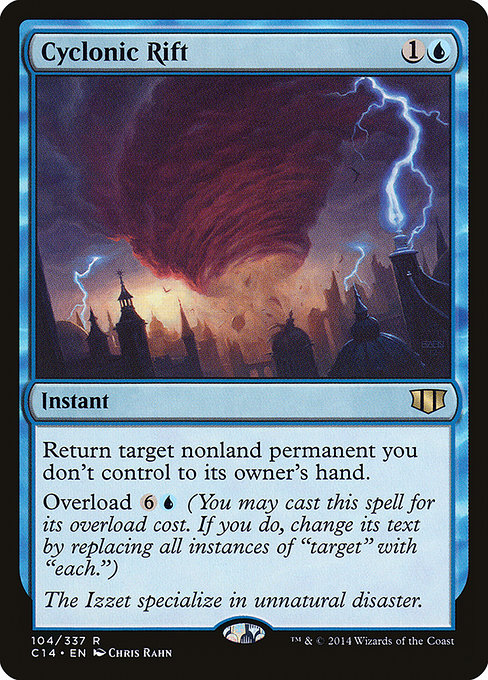 Commander 2014 - 104 - Cyclonic Rift - Rare - U - Non-foil