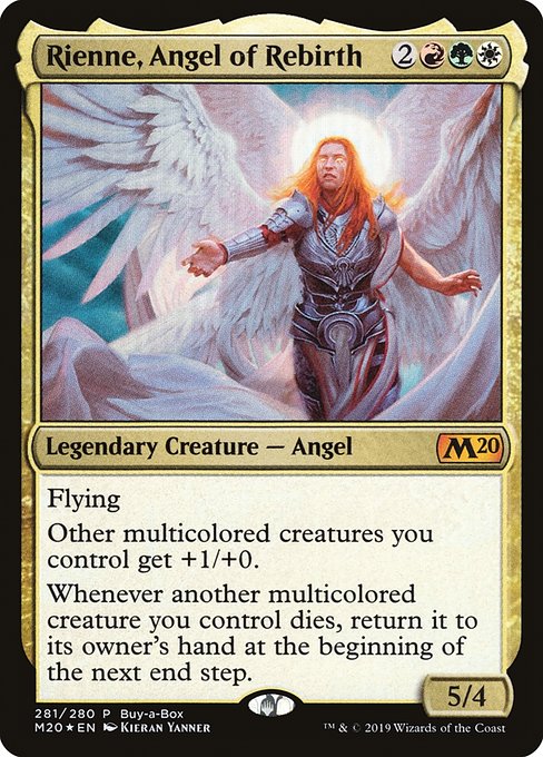 Core Set 2020 - 281 - Rienne, Angel of Rebirth - Mythic - Multi - Foil