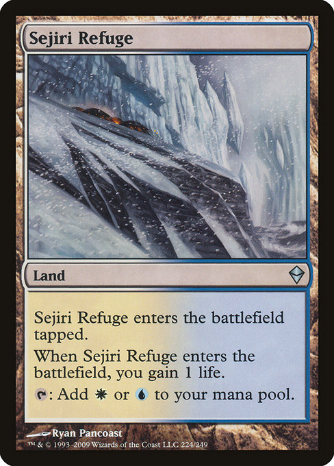 Zendikar - 224 - Sejiri Refuge - Uncommon - C - Non-foil