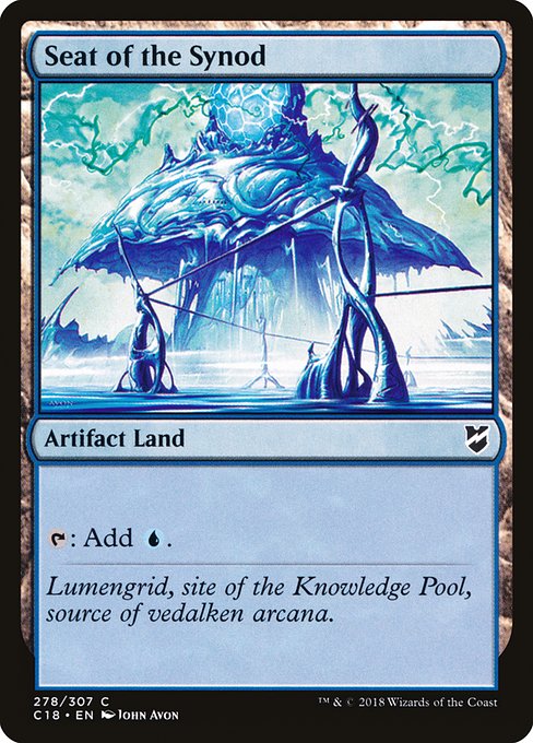 Commander 2018 - 278 - Seat of the Synod - Common - C - Non-foil