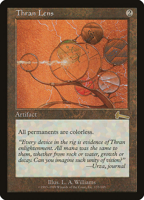 Urza's Legacy - 133 - Thran Lens - Rare - C - Non-foil