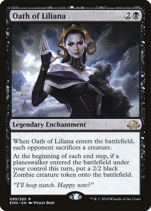 Eldritch Moon - 99 - Oath of Liliana - Rare - B - Non-foil