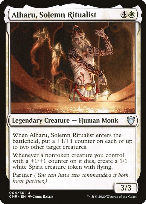 Commander Legends - 4 - Alharu, Solemn Ritualist - Uncommon - W - Non-foil