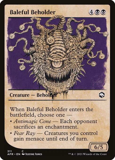 Adventures in the Forgotten Realms - 311 - Baleful Beholder - Common - B - Non-foil