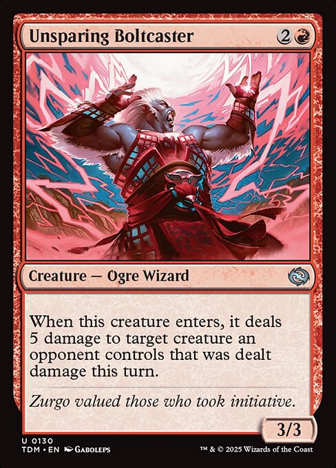 Tarkir: Dragonstorm - 130 - Unsparing Boltcaster - Uncommon - R - Non-foil