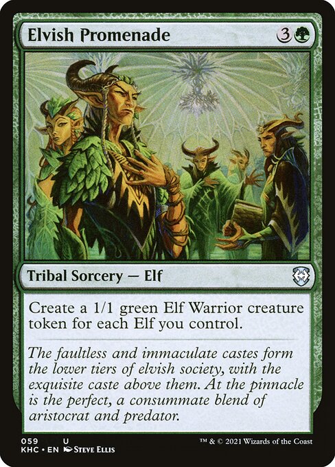 Kaldheim Commander - 59 - Elvish Promenade - Uncommon - G - Non-foil