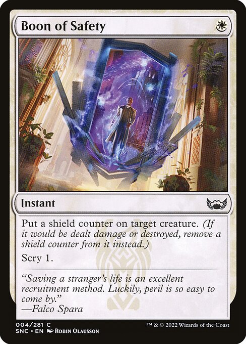 Streets of New Capenna - 4 - Boon of Safety - Common - W - Non-foil