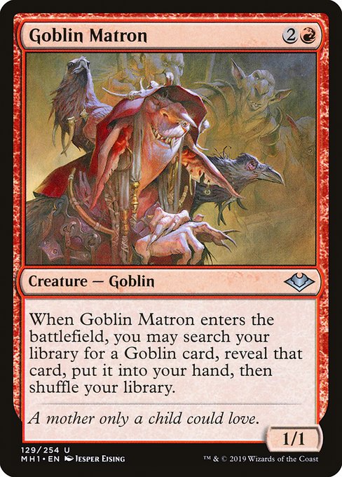 Modern Horizons - 129 - Goblin Matron - Uncommon - R - Non-foil
