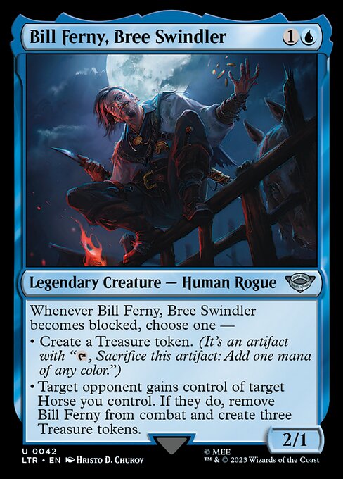 The Lord of the Rings: Tales of Middle-earth - 42 - Bill Ferny, Bree Swindler - Uncommon - U - Non-foil