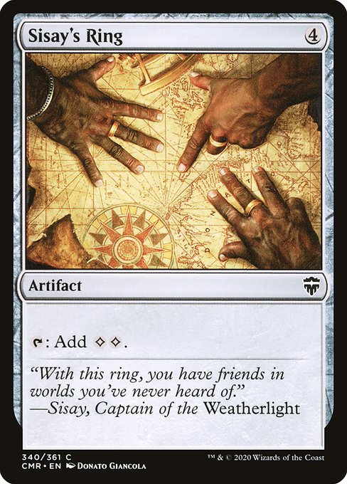 Commander Legends - 340 - Sisay's Ring - Common - C - Non-foil
