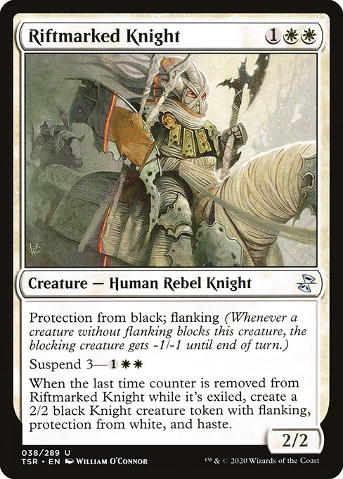 Time Spiral Remastered - 38 - Riftmarked Knight - Uncommon - W - Non-foil