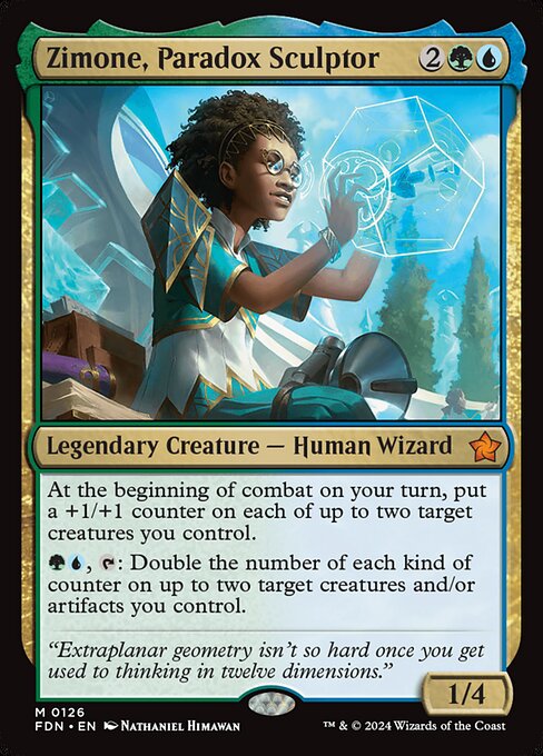 Foundations - 126 - Zimone, Paradox Sculptor - Mythic - UG - Non-foil