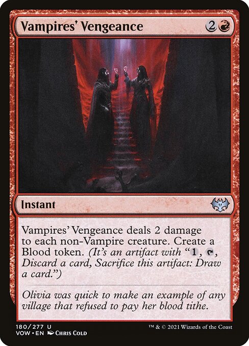 Innistrad: Crimson Vow - 180 - Vampires' Vengeance - Uncommon - R - Non-foil