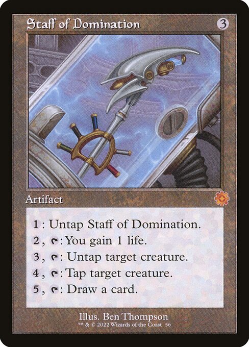 The Brothers' War Retro Artifacts - 56 - Staff of Domination - Mythic - C - Non-foil