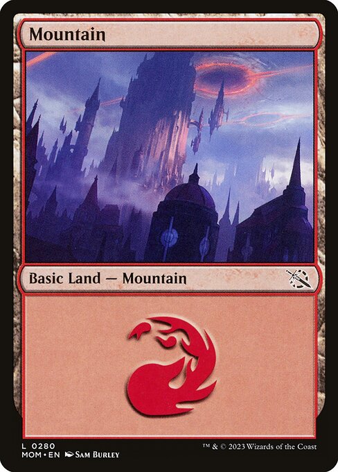 March of the Machine - 280 - Mountain - Common - C - Non-foil