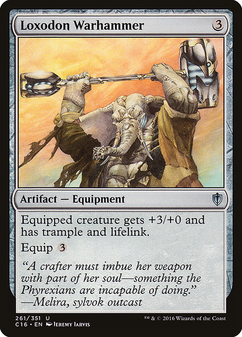 Commander 2016 - 261 - Loxodon Warhammer - Uncommon - C - Non-foil