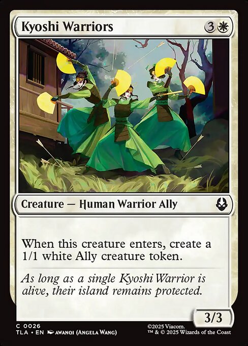 Avatar: The Last Airbender - 26 - Kyoshi Warriors - Common - W - Non-foil