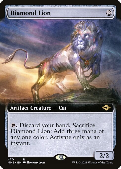 Modern Horizons 2 - 470 - Diamond Lion - Rare - C - Foil