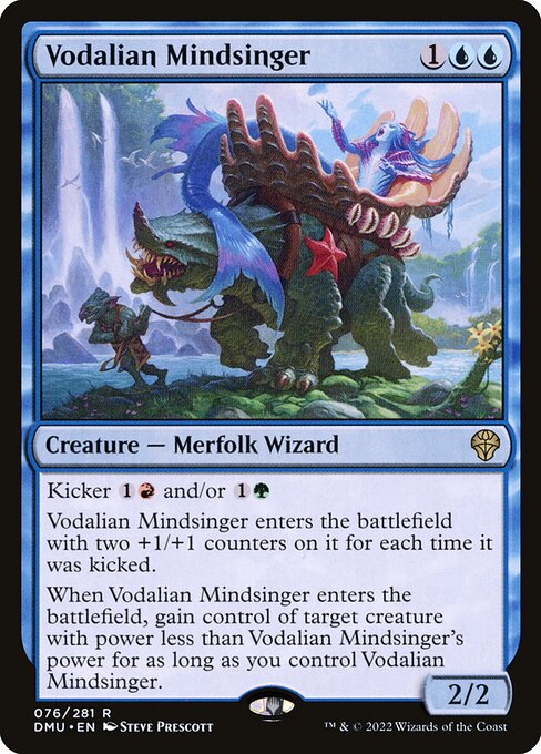 Dominaria United - 76 - Vodalian Mindsinger - Rare - U - Foil