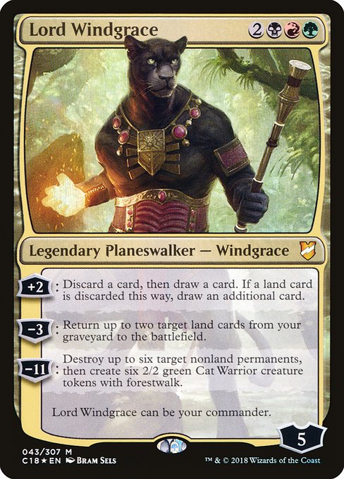 Commander 2018 - 43 - Lord Windgrace - Mythic - Multi - Foil