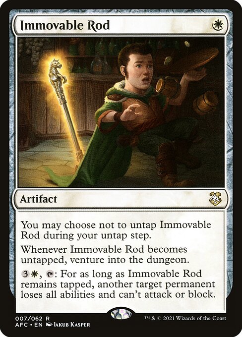 Forgotten Realms Commander - 7 - Immovable Rod - Rare - W - Non-foil