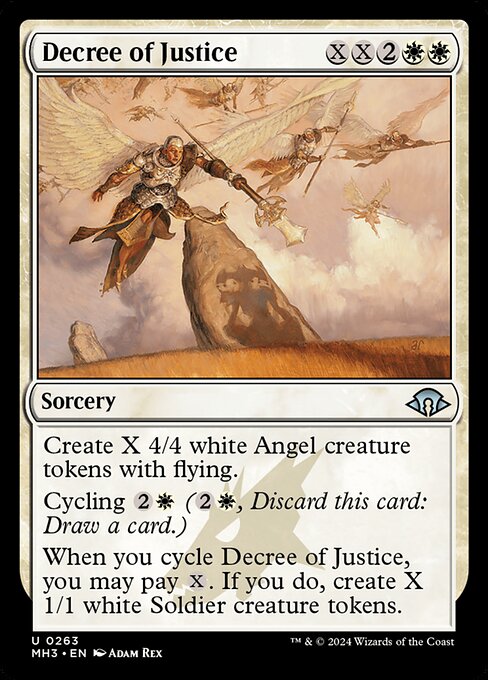 Modern Horizons 3 - 263 - Decree of Justice - Uncommon - W - Non-foil