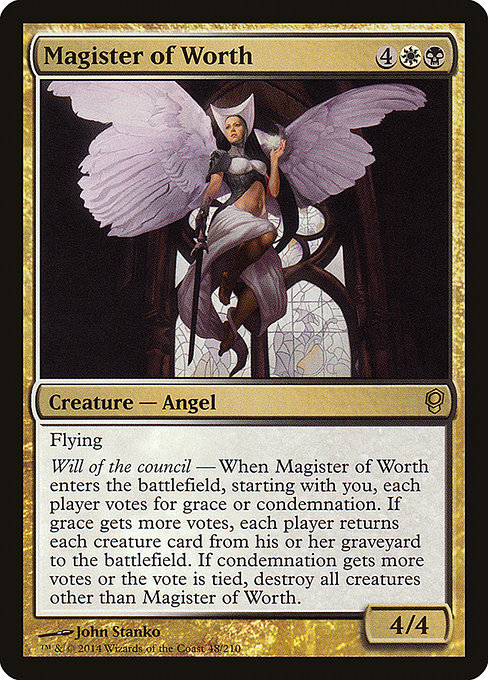 Conspiracy - 48 - Magister of Worth - Rare - WB - Non-foil