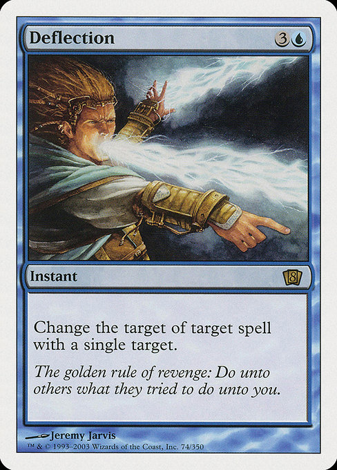 Eighth Edition - 74 - Deflection - Rare - U - Non-foil