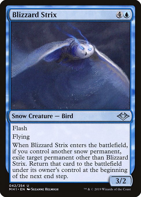 Modern Horizons - 42 - Blizzard Strix - Uncommon - U - Non-foil