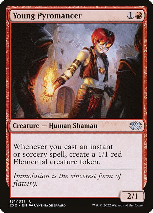 Double Masters 2022 - 131 - Young Pyromancer - Uncommon - R - Non-foil