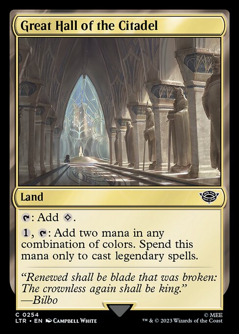 The Lord of the Rings: Tales of Middle-earth - 254 - Great Hall of the Citadel - Common - C - Foil