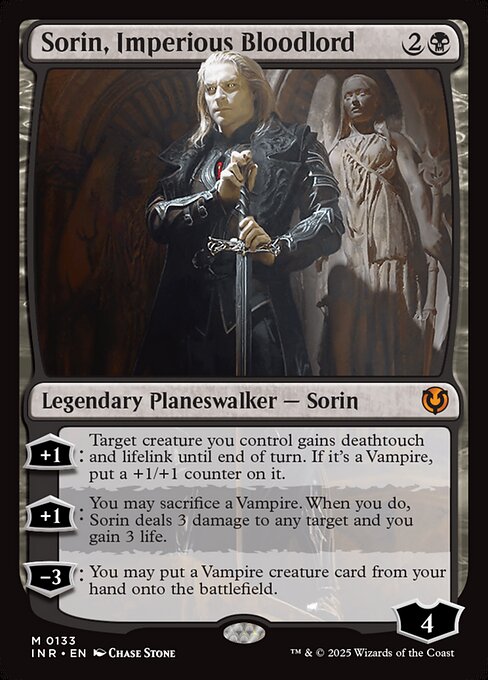 Innistrad Remastered - 133 - Sorin, Imperious Bloodlord - Mythic - B - Non-foil