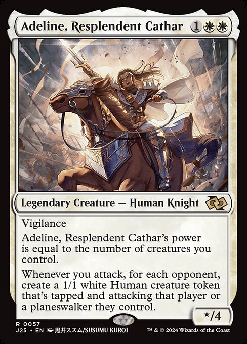 Foundations Jumpstart - 57 - Adeline, Resplendent Cathar - Rare - W - Non-foil